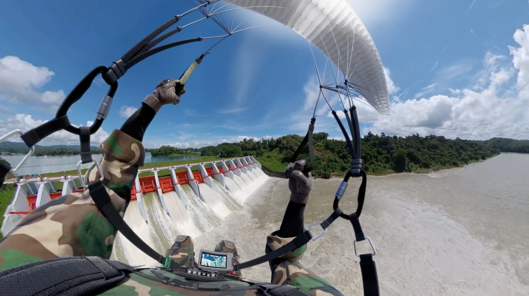 360 virtual paraglider experience over Bangladesh Dam