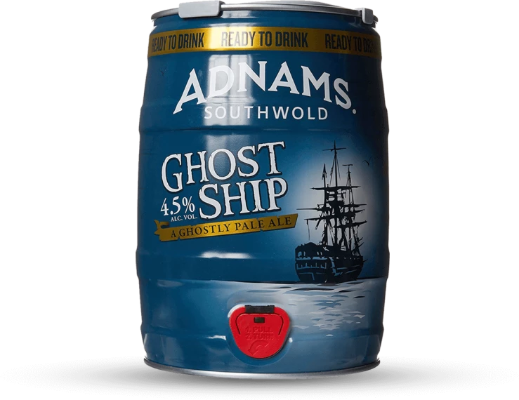 Keg of Adnams Ghost Ship ale