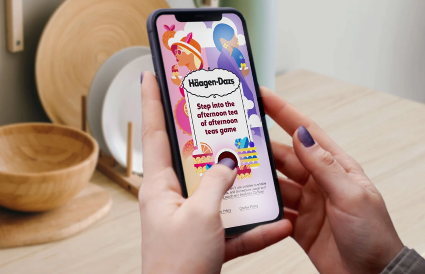Haagen-Dazs AR app
