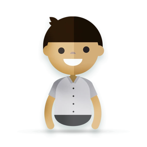 Male school pupil avatar