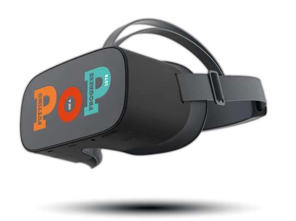 a VR headset