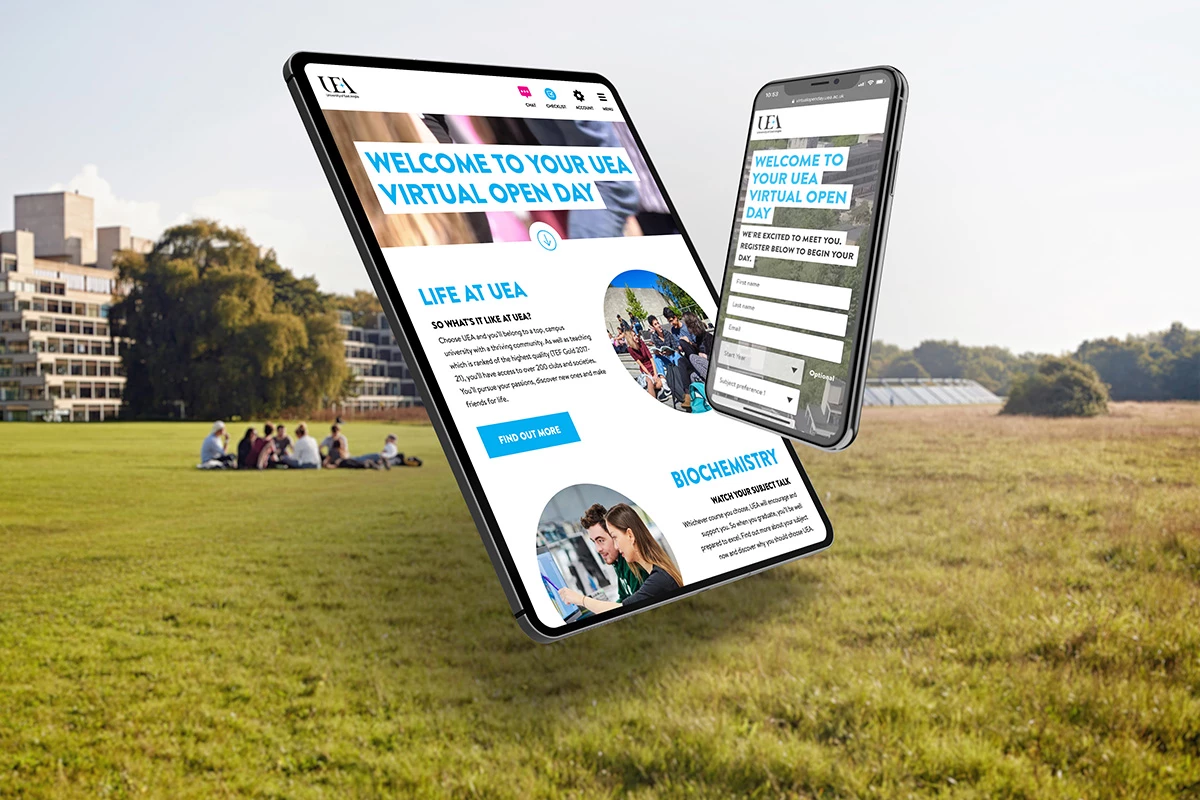 University of East Anglia's Virtual Open Day Platform